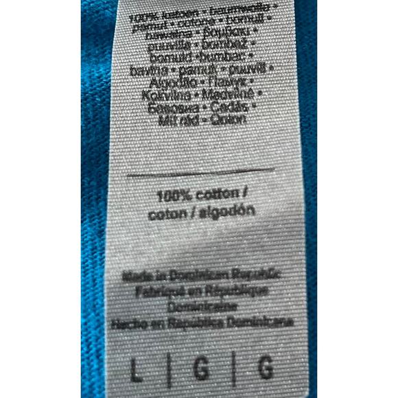 GILDAN "SCRUB SQUAD" SHORT SLV COTTON T-SHIRT, MENS, L, BLUE-MULTICOLOR GRAPHICS - Picture 11 of 11